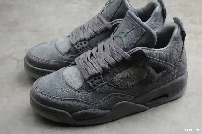 Rep MAX 4 Cool Air 930155-003 KAWS Grey Jordan x 0407